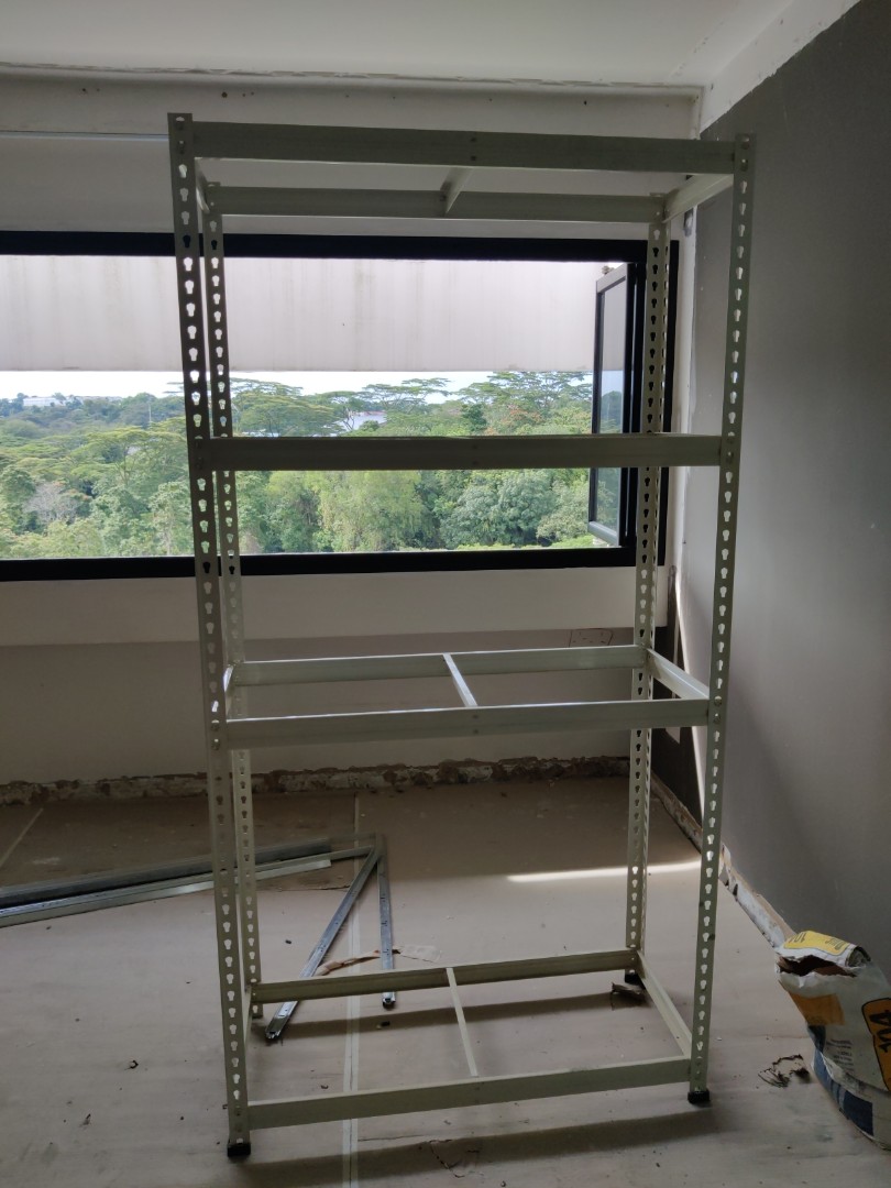 4 Tier Steel Rack (As-It), Furniture & Home Living, Furniture, Shelves ...