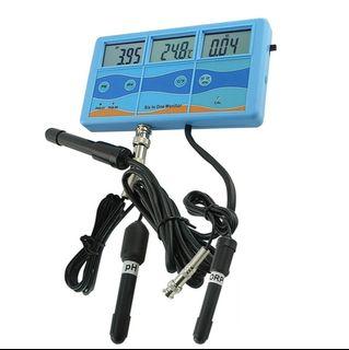 7-in-1 Water Quality Monitor High-precision ORP(MV), pH, CF, EC, TDS (PPM) °F and °C PHT-027