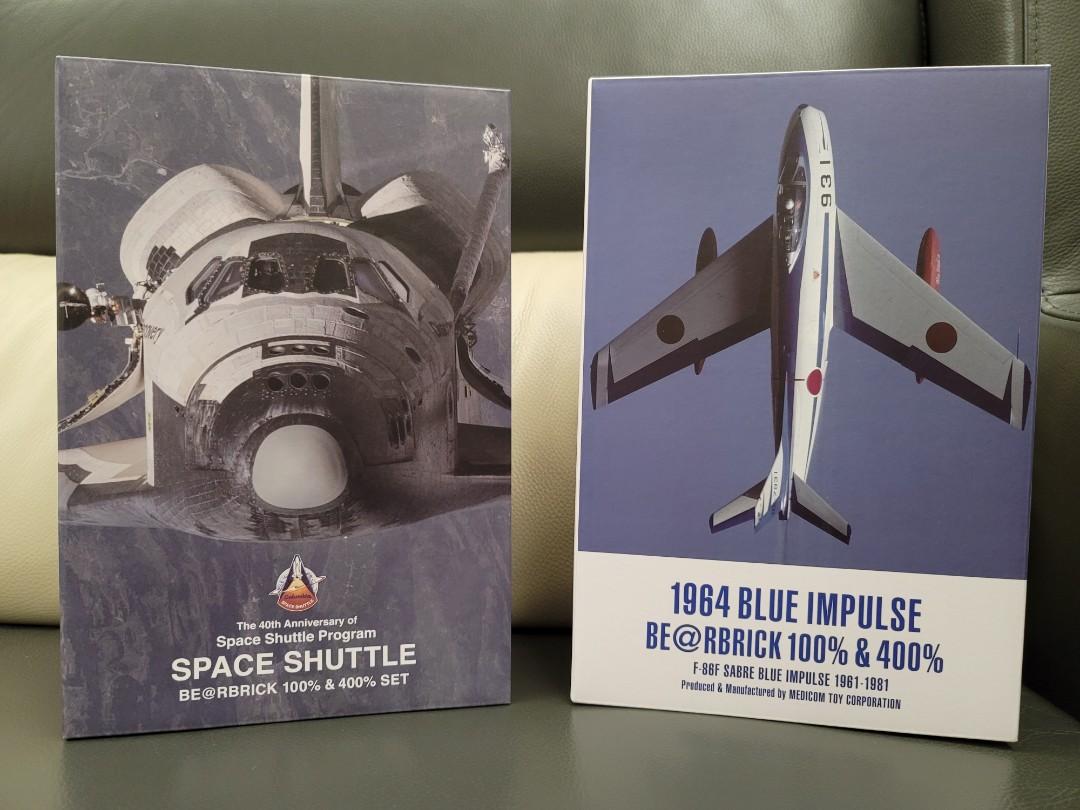 全新Be@rbrick Space Shuttle 40th Anniversary + 1964 Blue Impulse