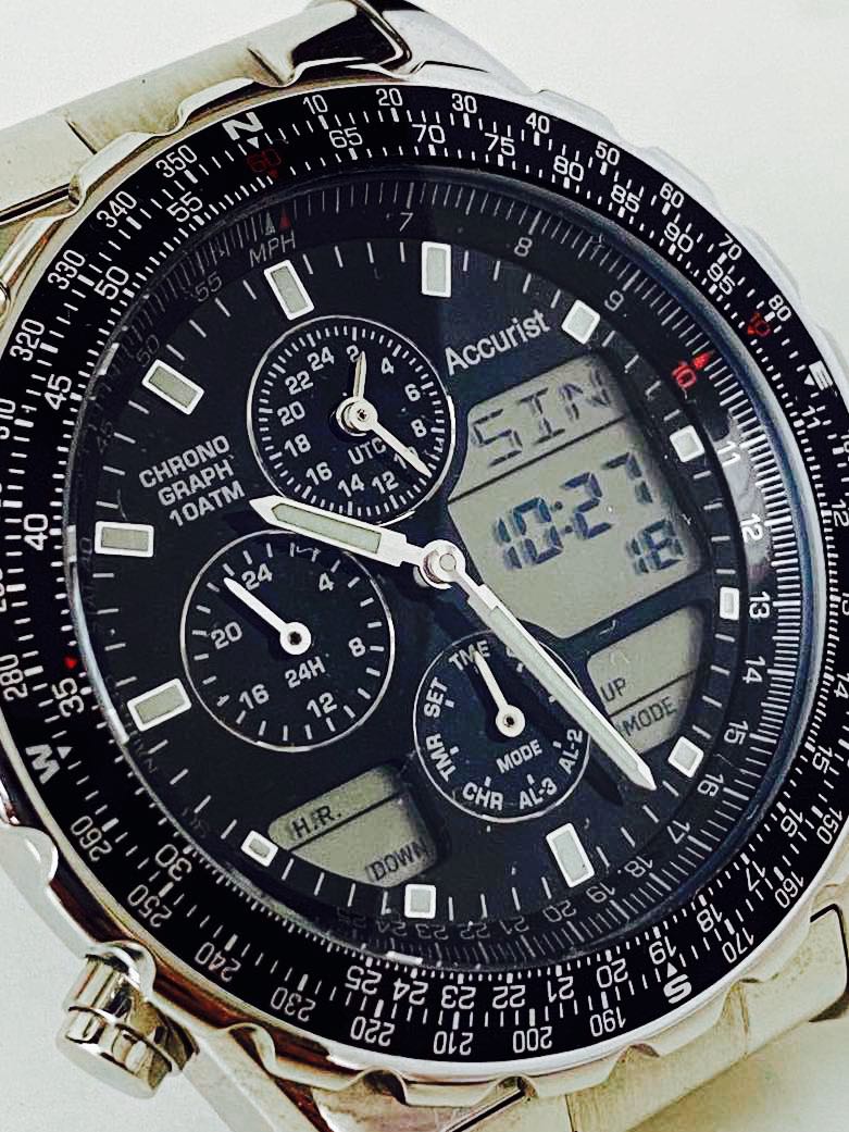 Accurist world time shop