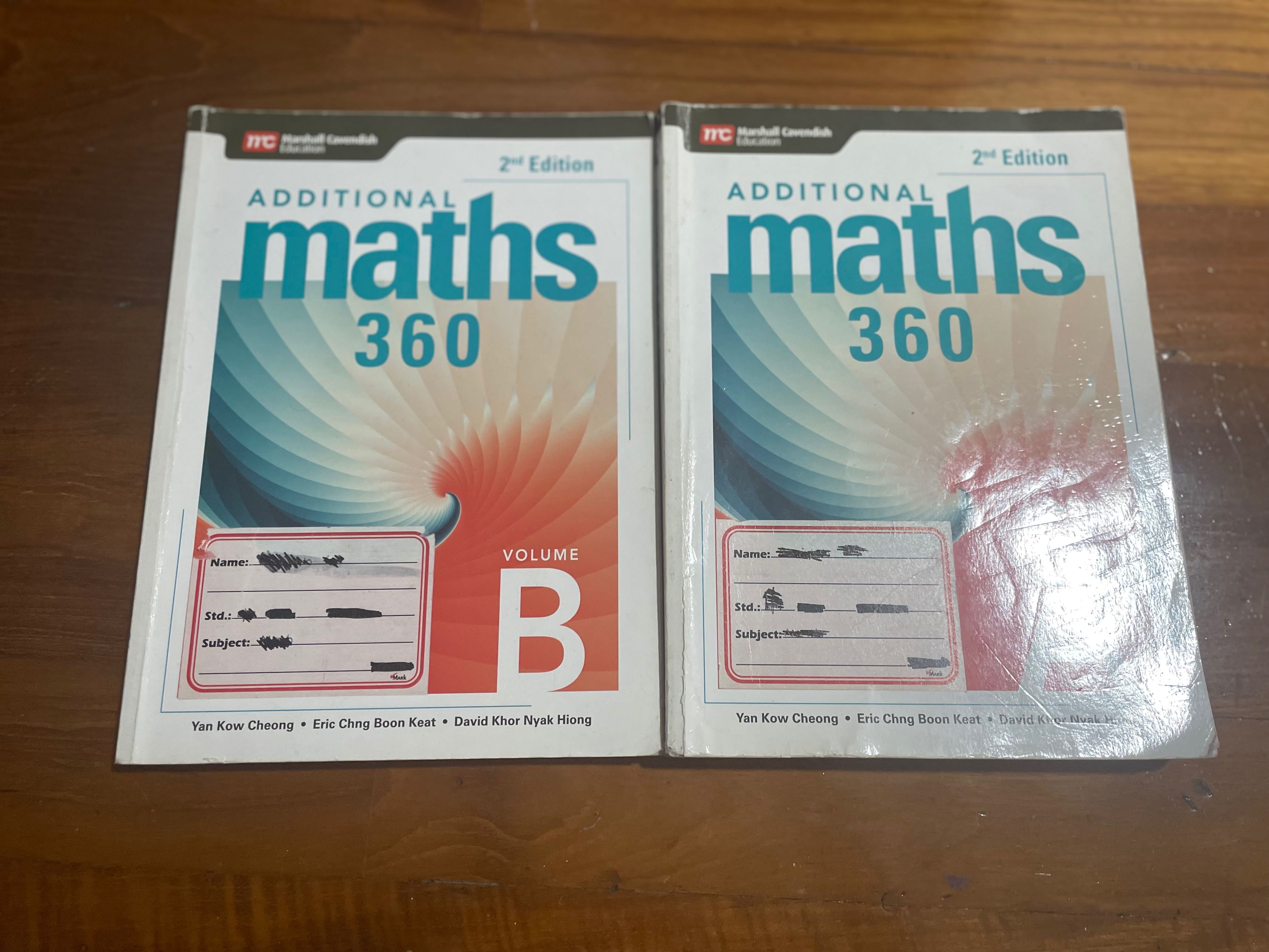 Additional Mathematics (Amath) 360 Textbook Volume A & B, Hobbies ...