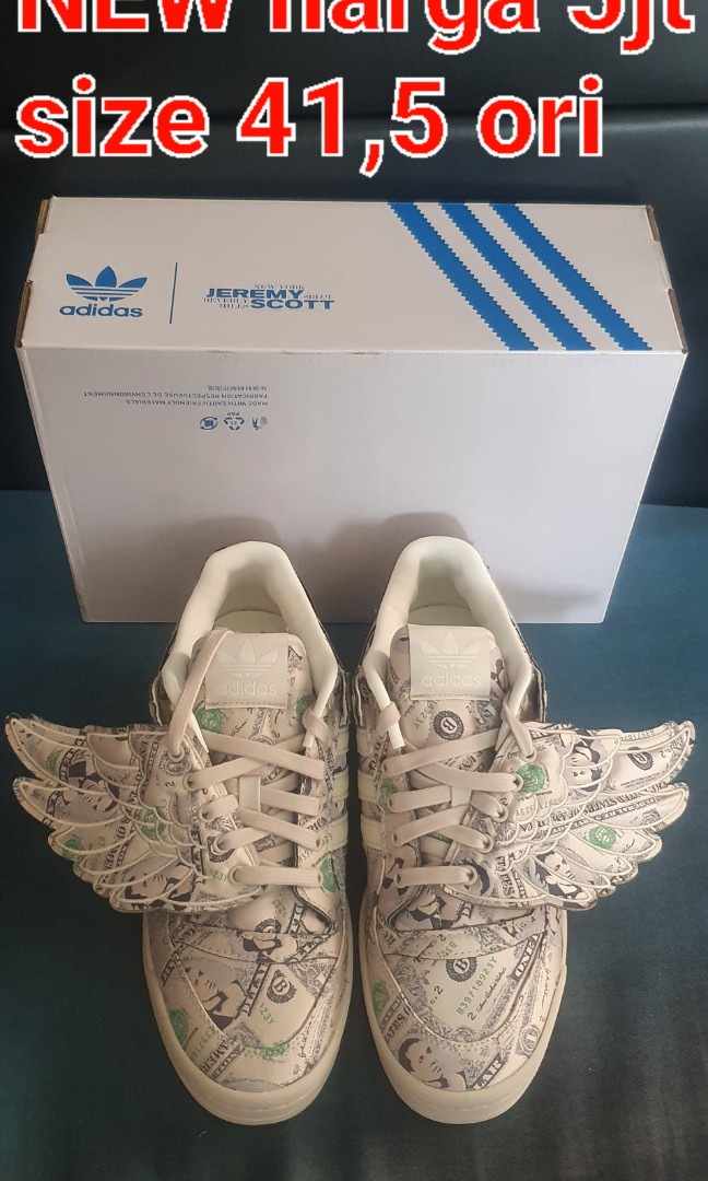 Adidas x jeremy scott, Fesyen Pria, Sepatu , Sneakers di Carousell