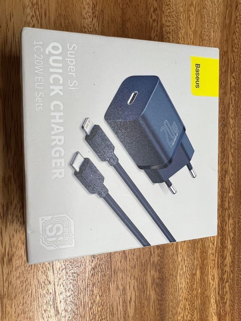 Baseus Super Si Quick Charger 20W. (Category: Chargers & Cables) located in Quezon City. Submitted by all_107 (Listing ID 1126309276, Image 2). Description: Brandnew Baseus Super Si Quick Charger 20W.l 20W For iP 20W PD Quick Charge Support Multiple Fast Charge Protocols Smart Recognition Chips Automatic Pressure Load Monitoring Pm me if interested .