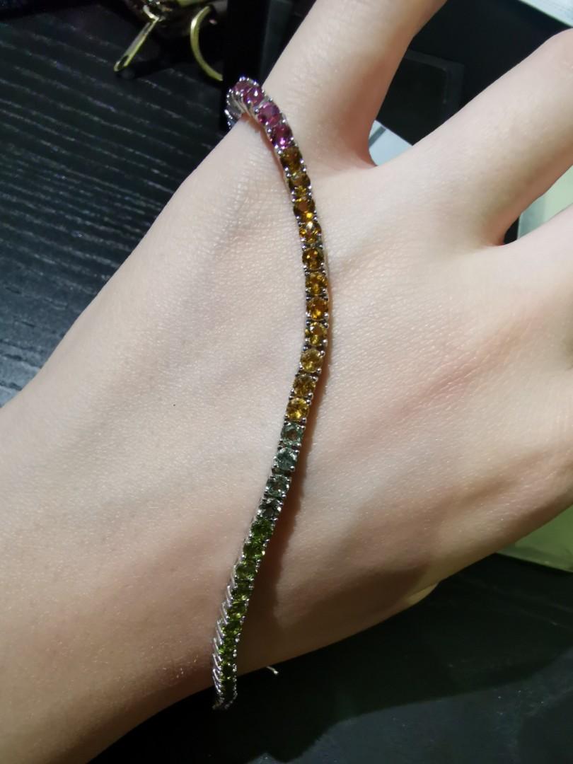 Tourmaline best sale tennis bracelet