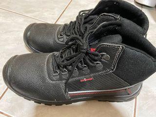 Black Hammer Men Mid Cut with Shoelace Safety Shoes BHS201610  Safety Shoes