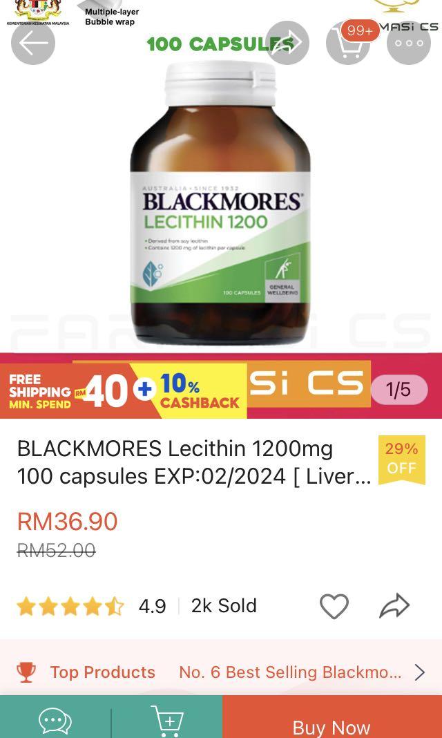 Blackmores Lecithin increase Breastmilk supply supplement and FOC