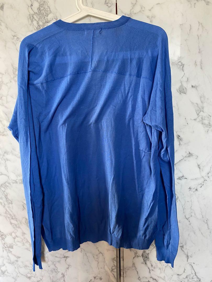 dkny blue sweater