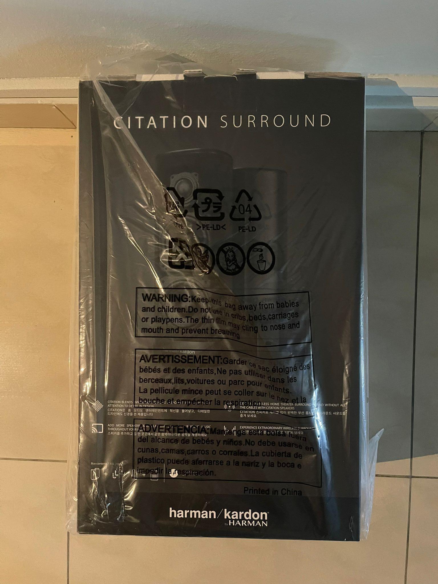 BNIB Harmon Kardon Citation Surround for a cinematic experience, Audio 