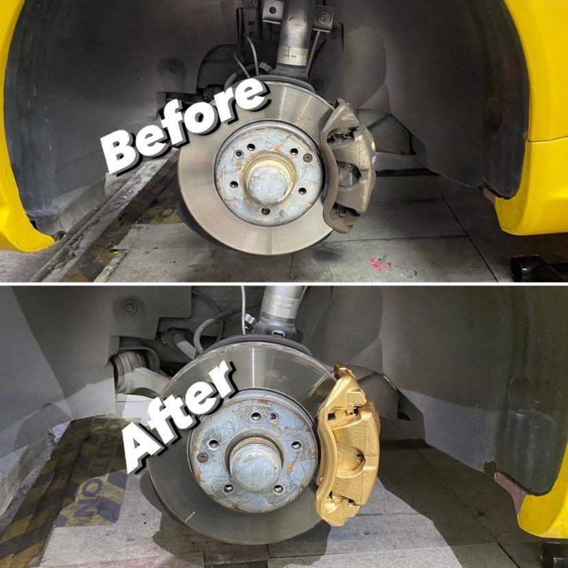 Front Grille Dechrome / Brake Caliper / Spray Brake Calipers