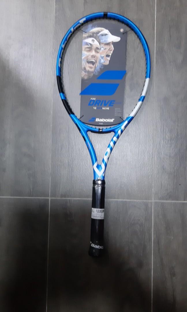 Babolat Pure Drive Team PLUS 27.5 inches 4 3/8 grip unstrung Tennis Racquet 