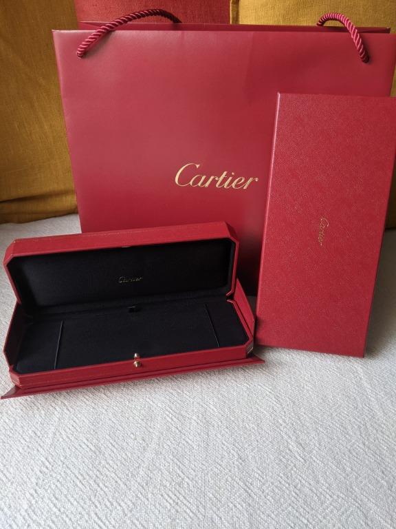 Cartier red hotsell box bag