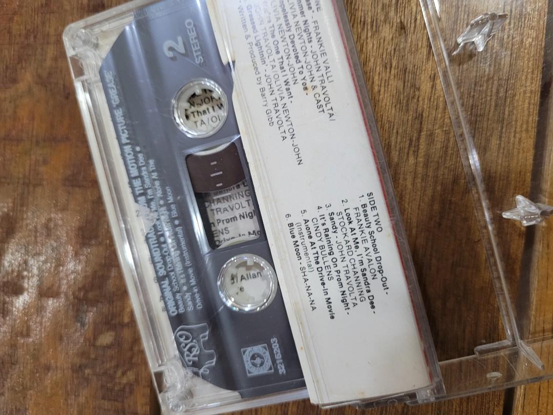 (Cassette) GREASE OST / Soundtrack, Hobbies & Toys, Music & Media, CDs