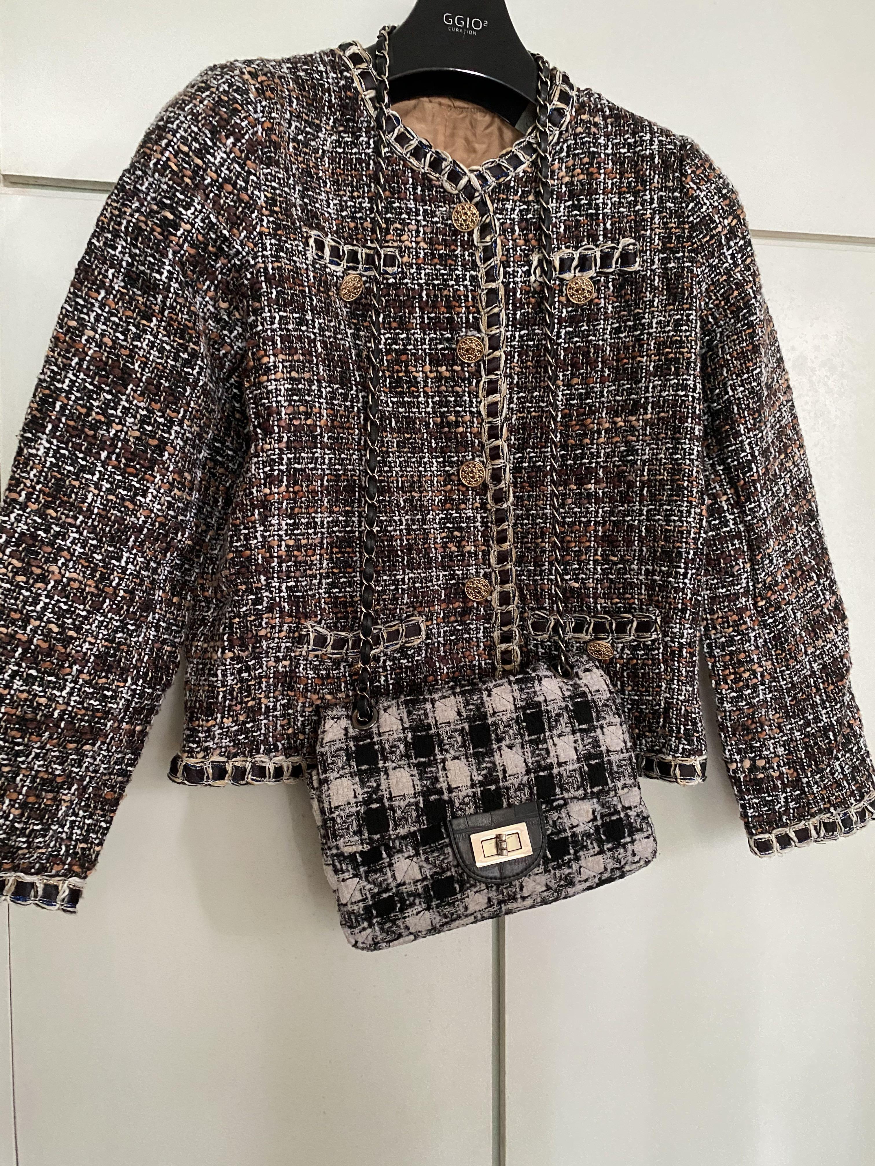 Chanel grey jacket clearance