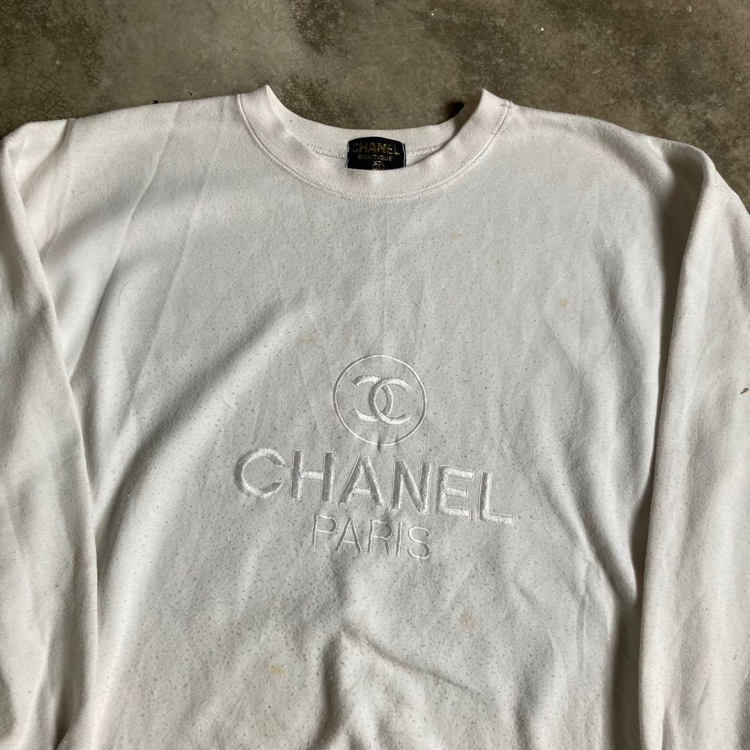 Chanel vintage sweatshirt, Men's Fashion, Tops & Sets, Tshirts & Polo