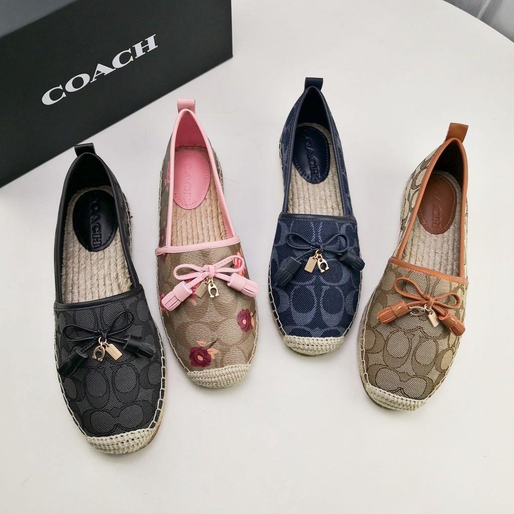 Coach Carson Espadrilles Shoes, Women's Fashion, Footwear, Loafers on  Carousell