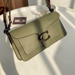 blue and pink mcm bag