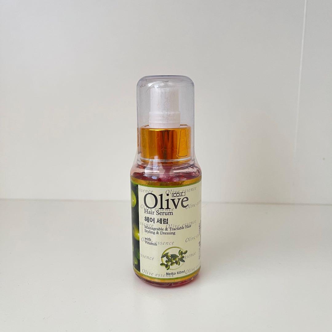 Co.E Hair serum Olive Oil Vitamin For Hair styling, Kesehatan