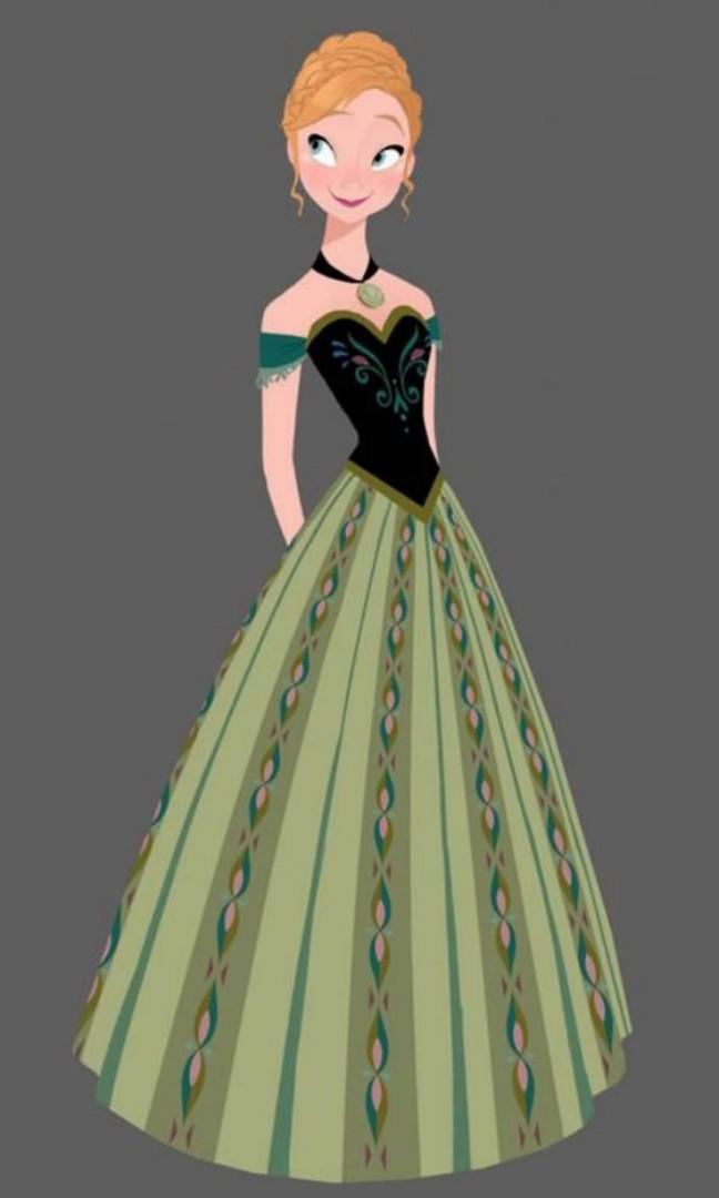 Anna in her coronation dress sale