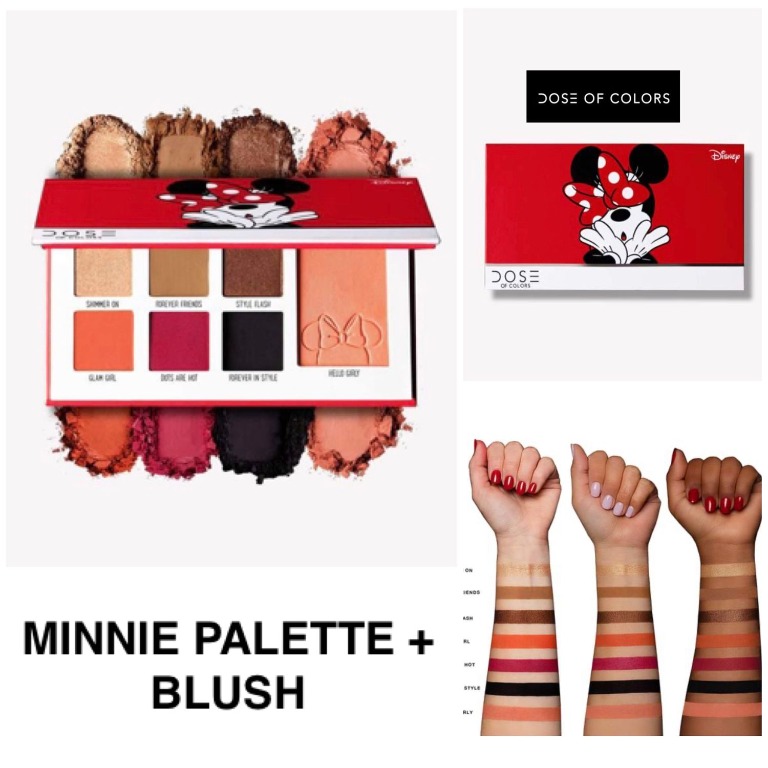 DOSE OF COLORS MINNIE MOUSE EYESHADOW AND BLUSH PALETTE MICKEY EYE CHEEK, Beauty & Personal Care ...