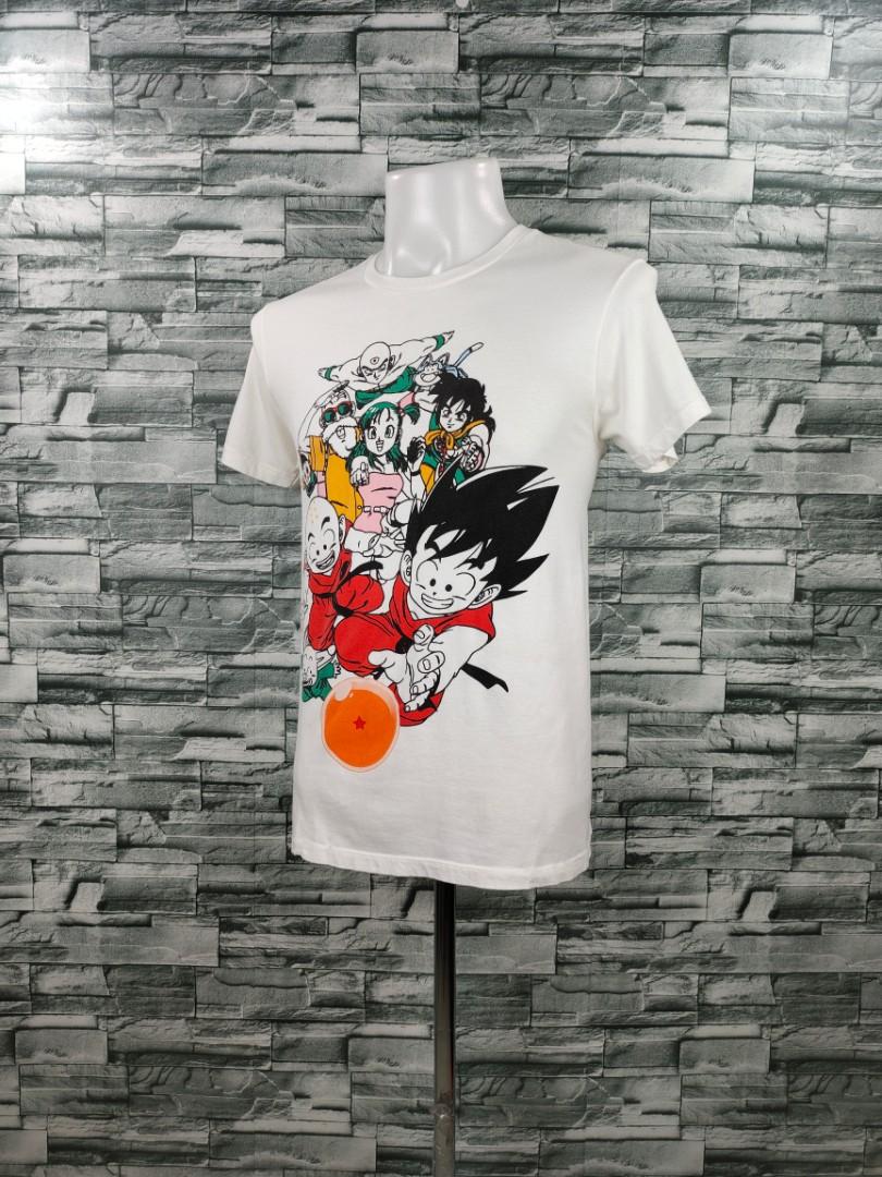 Dragon Ball Z Classic Group White Shirt, Men's Fashion, Tops & Sets