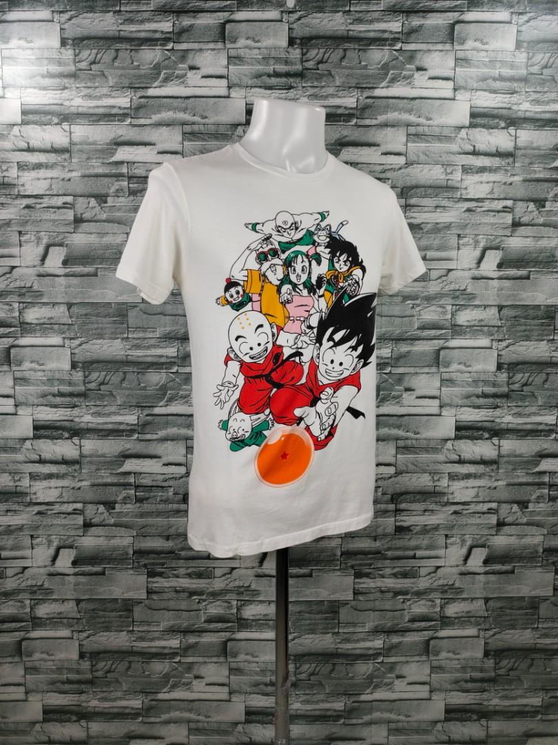 Dragon Ball Z Classic Group White Shirt, Men's Fashion, Tops & Sets