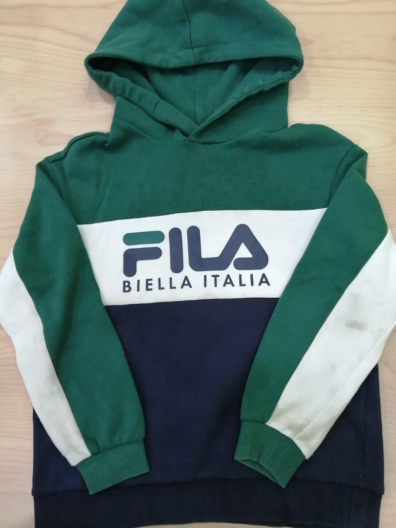 Hoodie fila tricolor store