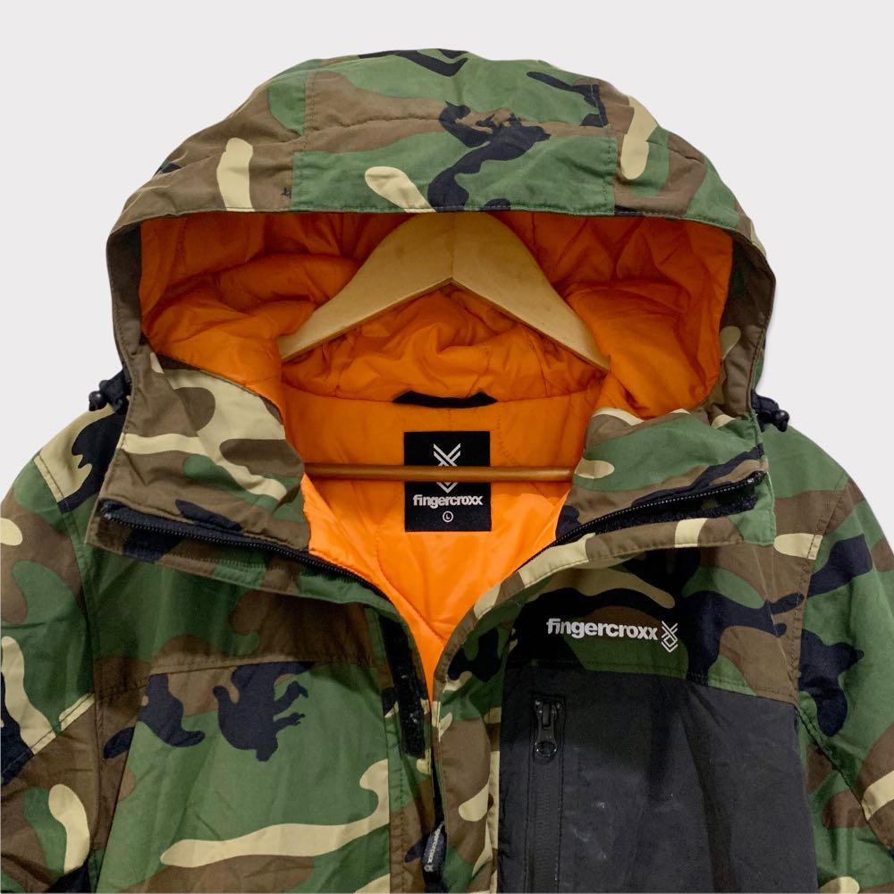 Fingercroxx Camouflage Jacket, Men's Fashion, Coats, Jackets and Outerwear  on Carousell