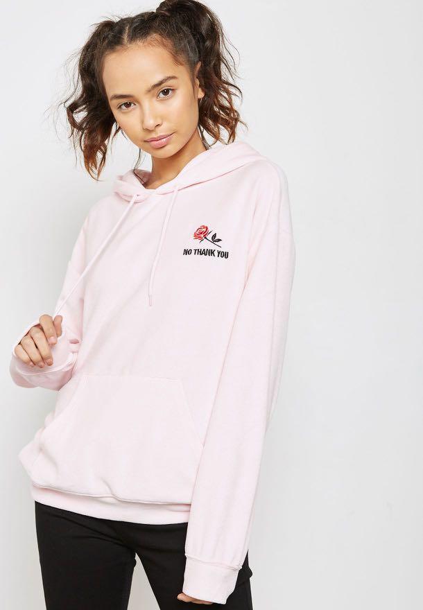 Forever 21 pink hoodie deals