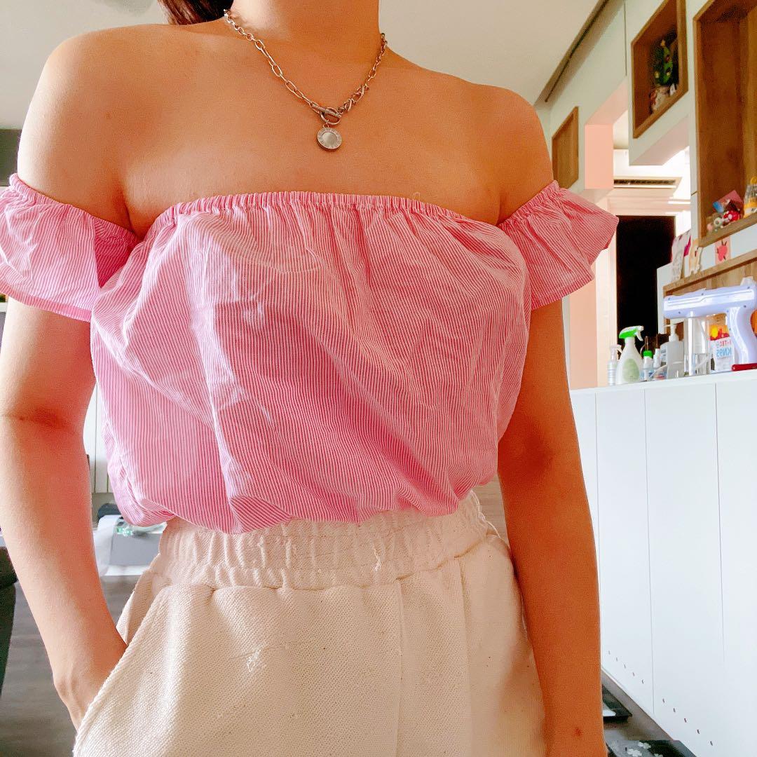 Woven crop 2025 top forever 21