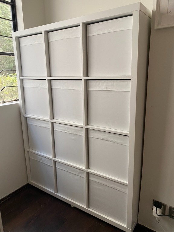 FREE IKEA KALLAX 3X4 Shelving Unit, 傢俬＆家居, 傢俬, 書櫃、櫃子及架 Carousell