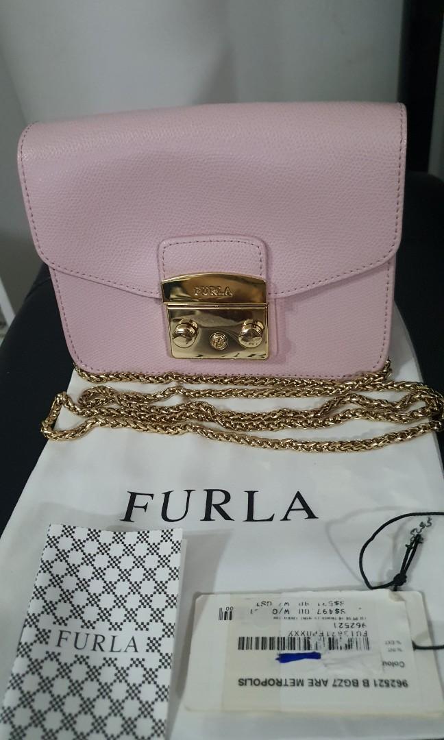 Furla light on sale pink bag