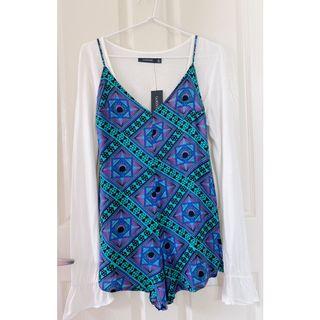 Glassons top + playsuit