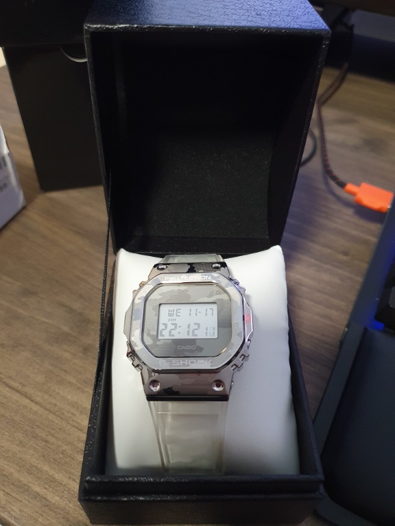 GM-5600SCM-1JF G-Shock Transparent Metal Strap (Japan Export Set), Men's  Fashion, Watches  Accessories, Watches on Carousell