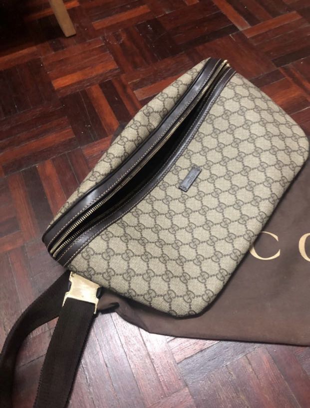 Gucci waist bag authentic, Men's Fashion, Bags, Sling Bags on Carousell