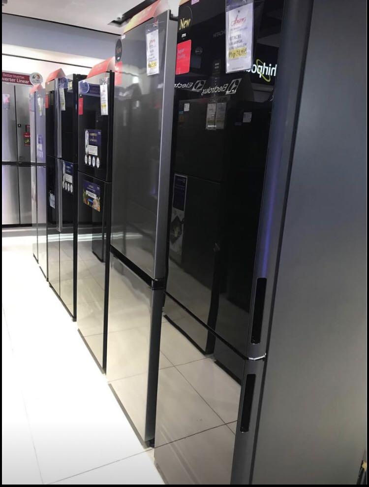 HITACHI INVERTER REFRIGERATOR (Category: Refrigerators and Freezers) located in Quezon City. Submitted by annys.online (Listing ID 1126293916, Image 1). Description: Hitachi Inverter Refrigerator R-ZX740JS- 164,300 R-M700VAGG9X- 130,500 R-WB640 22.5 cu ft (GBK)-69,900 R-WB640VGOX 22.5 cu ft(MIR)- 83,500 R-W660PG7 (black)- 52,500 R-S700PG2 (GBK)- 53,500 R-S700PGO 21.4 cu ft- 54,500 R-BG410PG6X 11.6 cu ft 2-door: 28,500 R-B410PG6-24,700 R-VG470PG8 