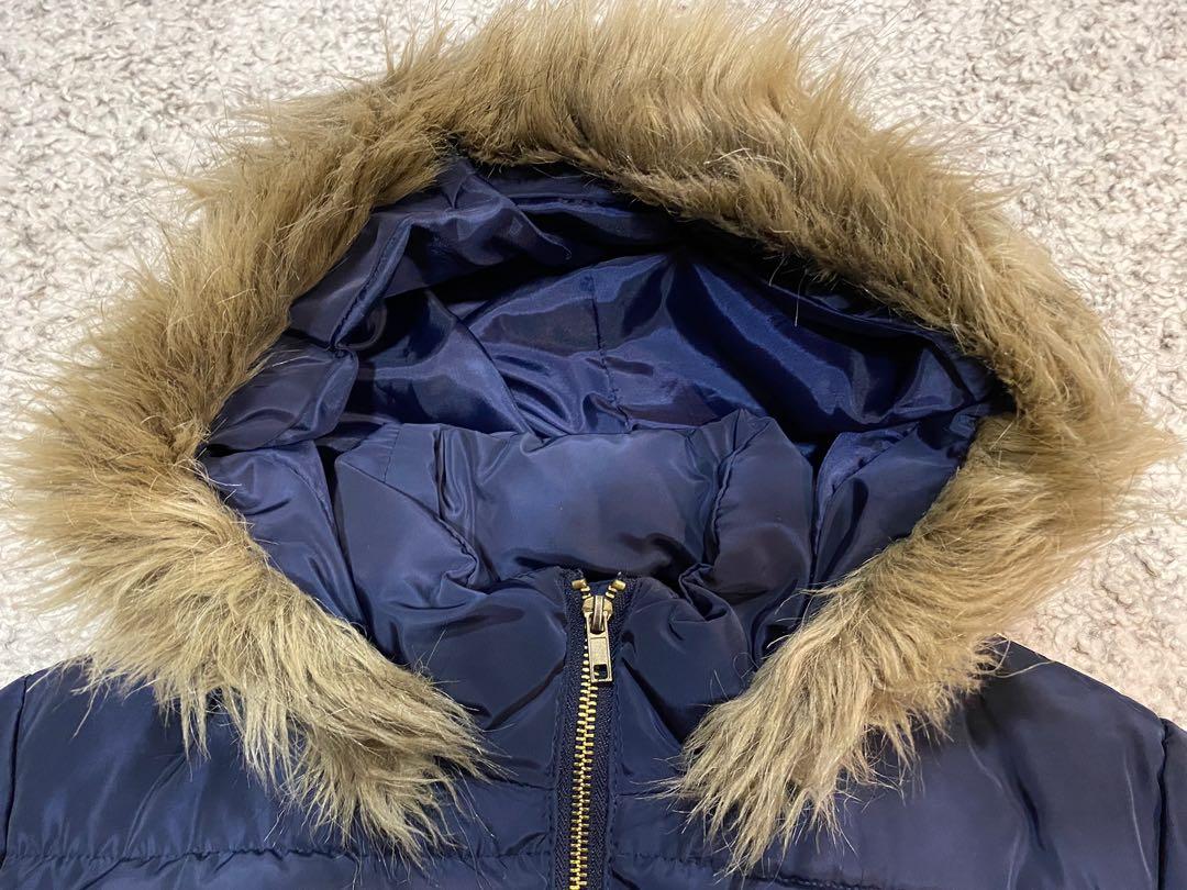 Girls navy clearance winter jacket