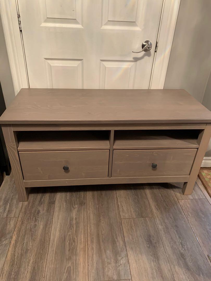 IKEA Hemnes tv stand, Home & Furniture on Carousell