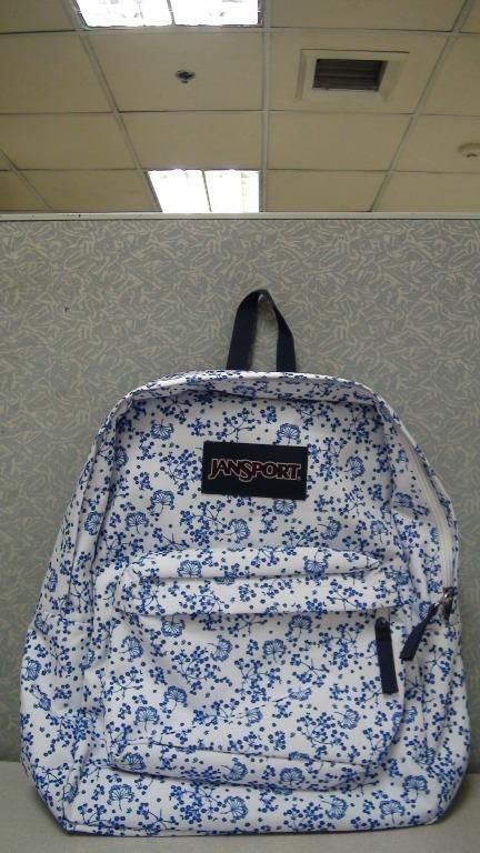 Jansport white field floral backpack shop
