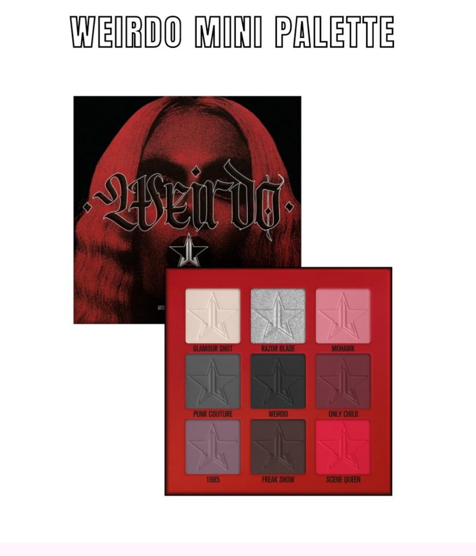 Jeffree Star - Weirdo mini pallet, Beauty & Personal Care, Face, Makeup ...