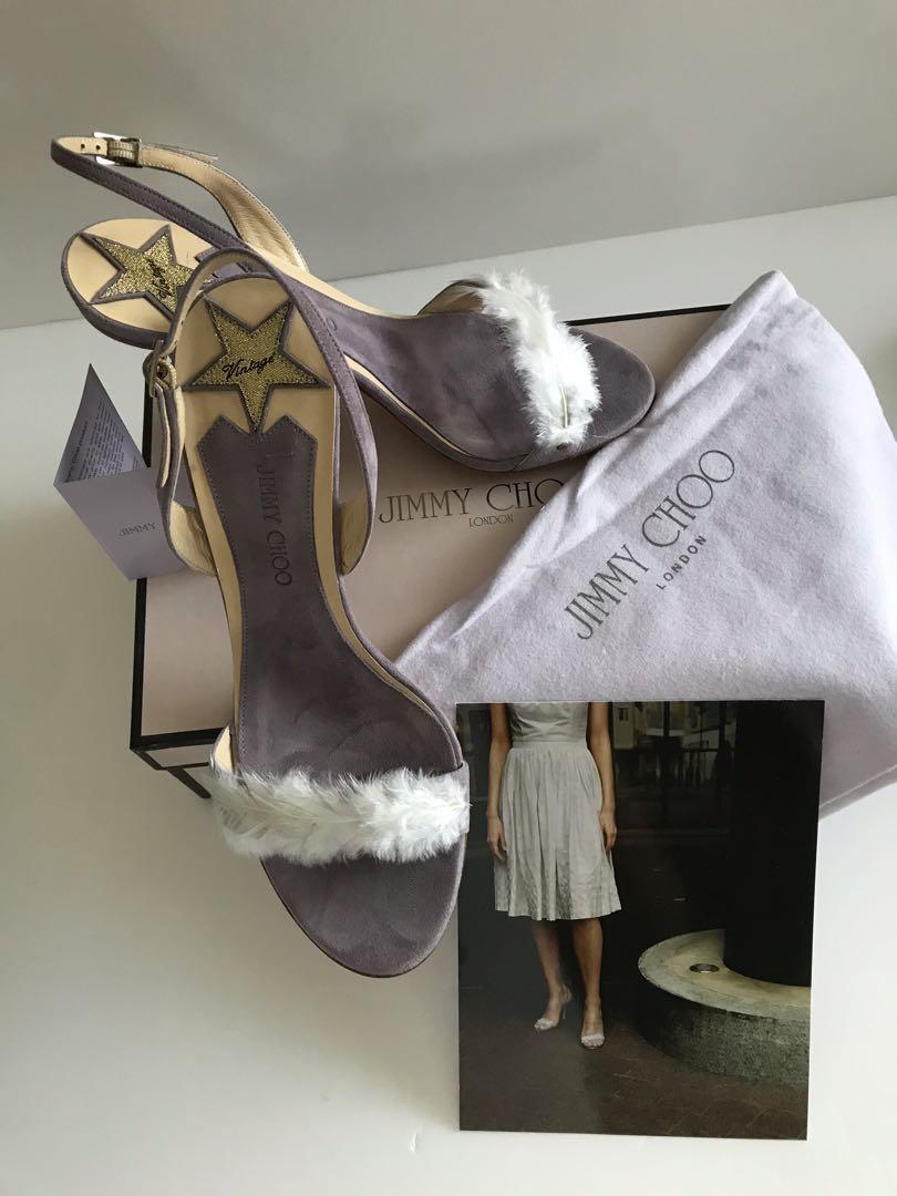 Jimmy choo heels with feather deals