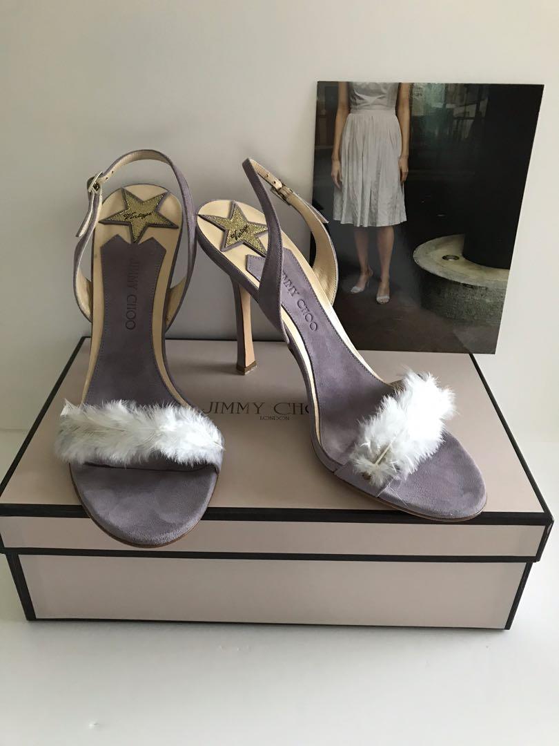Jimmy choo feather sandals new arrivals