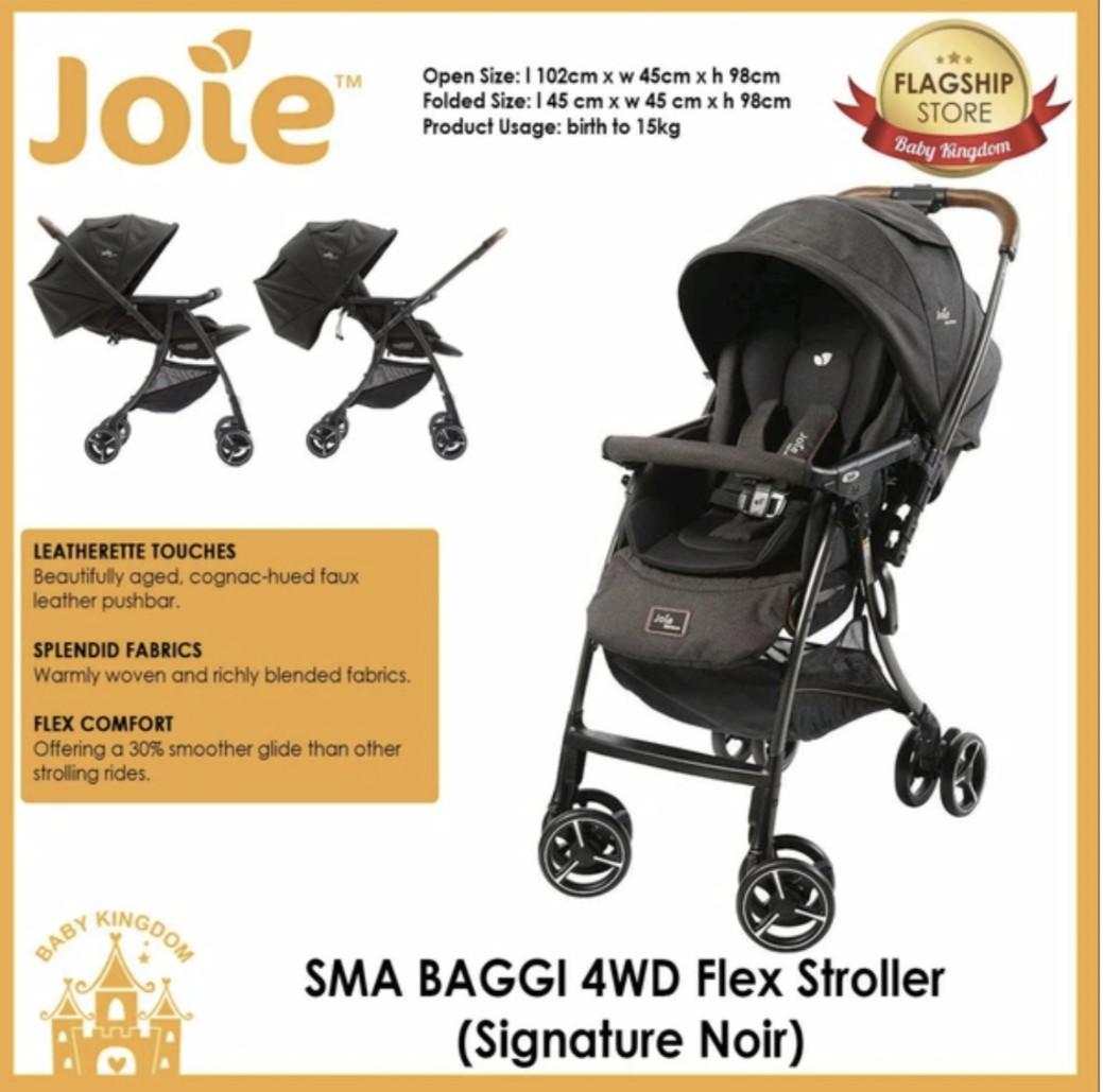 Joie SMA Baggi 4WD Flex Signature Stroller Sig.Noir Rain Cover