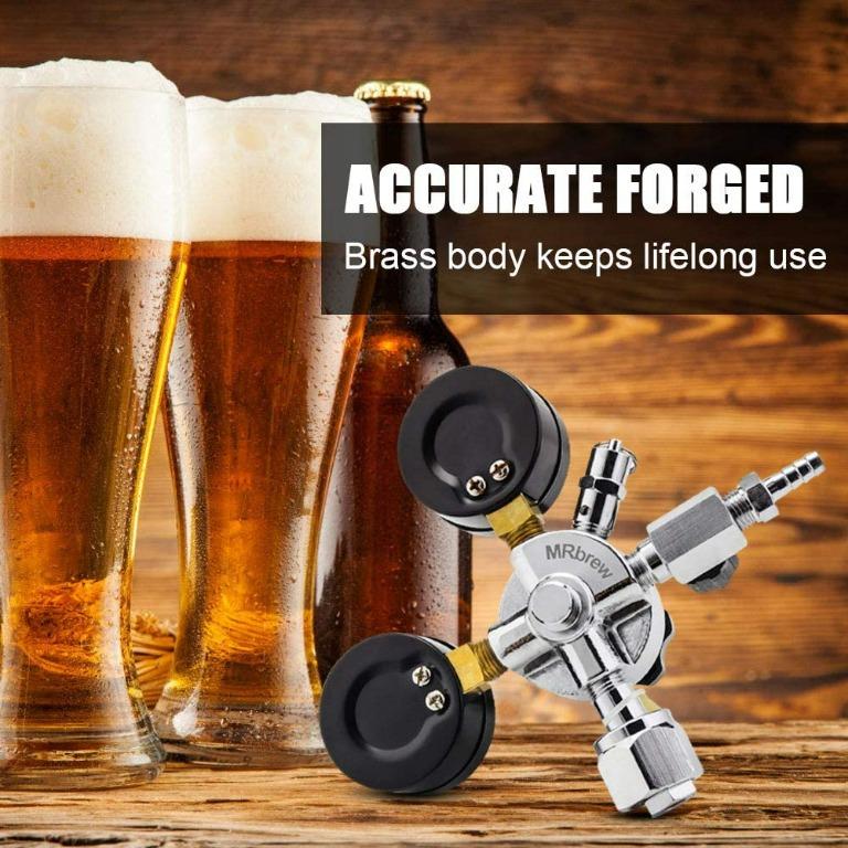 Keg Regulator CO2, Kegerator Regulator CGA320, 060 PSI Working