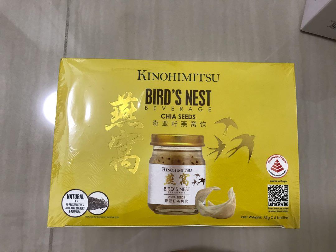 Kinohimitsu collagen bird nest, Chia Seed bird nest and Collagen