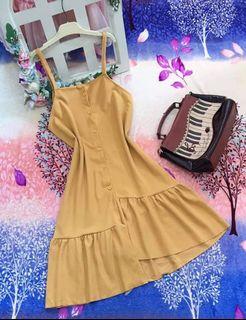 Korean Yellow Dress