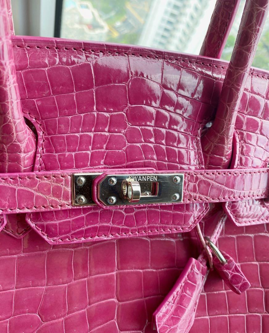 KWANPEN - Raffles Handbag in orange  Ted baker icon bag, Crocodile  leather, Timeless classic
