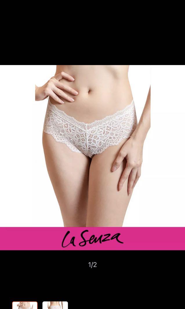 La Senza Thong Cheeky Panty with Pearl Beads Women s Fashion New