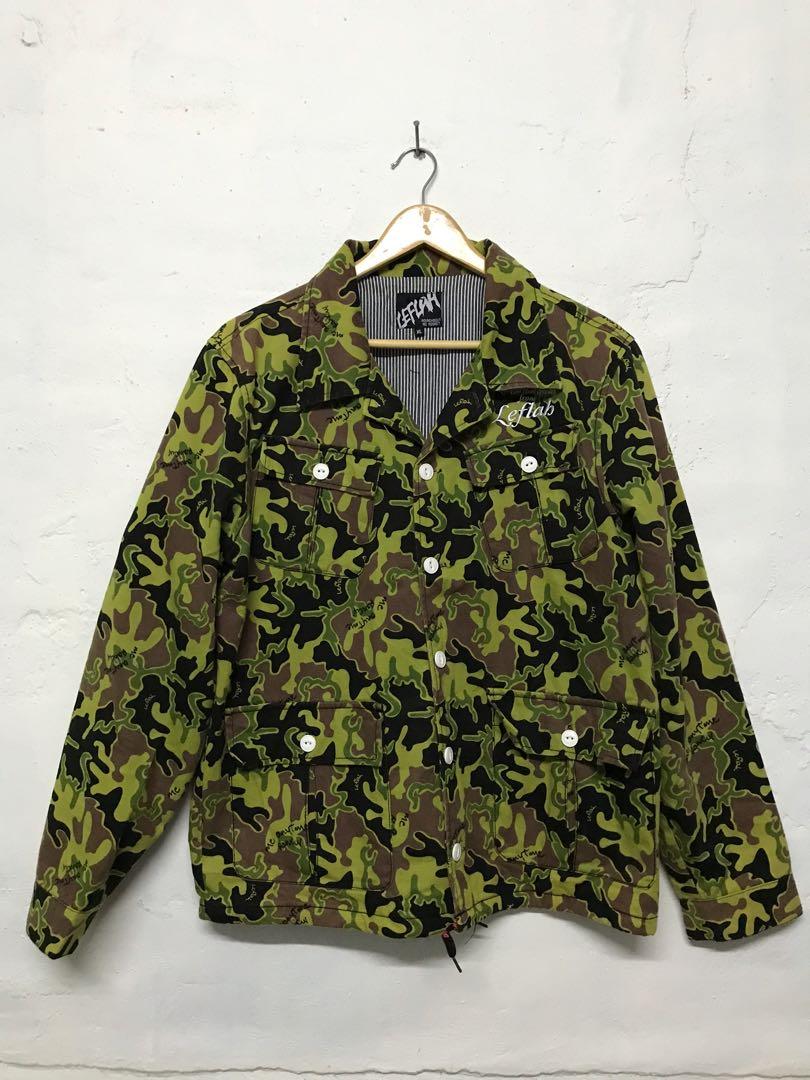 Leflah Streetwear Camo Jacket