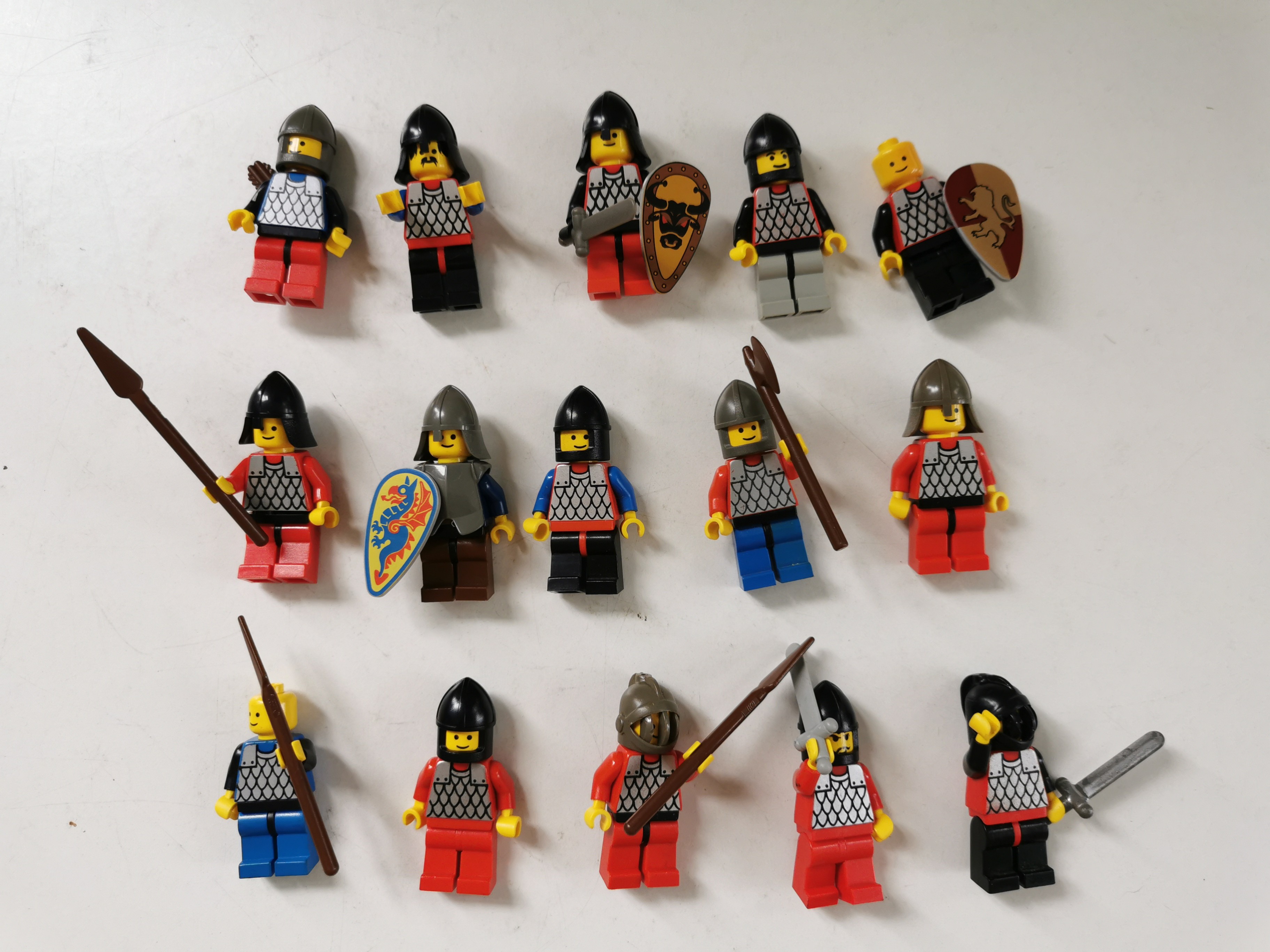 Lego shop knights figures