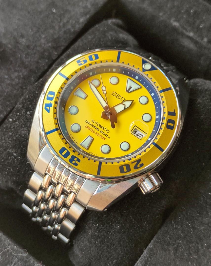 LIMITED EDITION SEIKO YELLOW SUMO